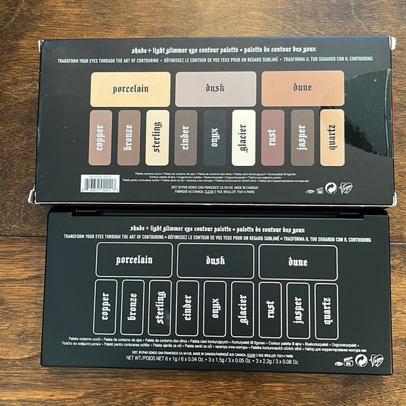 NIB Kat Von D KVD Shade & Light Glimmer Eye & Face Contour Palettes & Light Rare - Picture 5 of 7